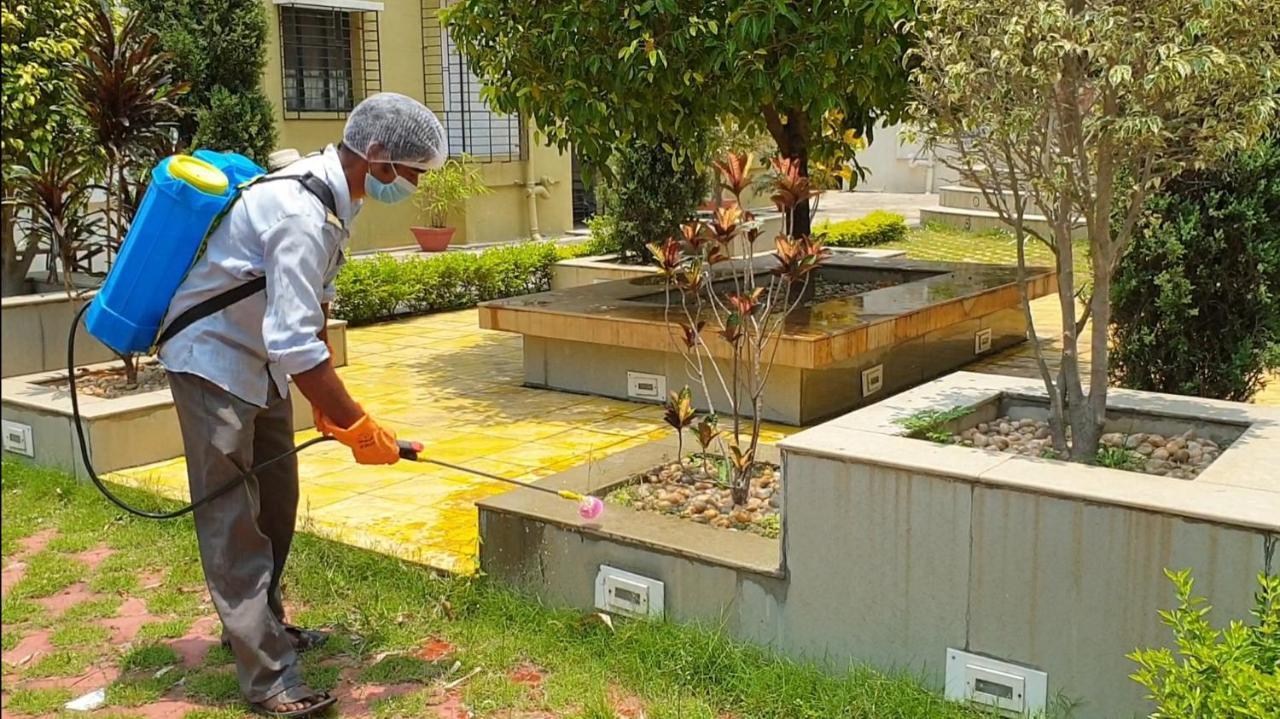 Panthashala Santiniketan Hotell Sri Niketan Exteriör bild