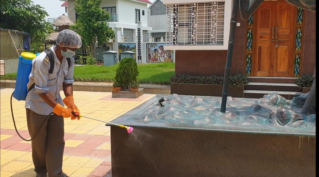 Panthashala Santiniketan Hotell Sri Niketan Exteriör bild
